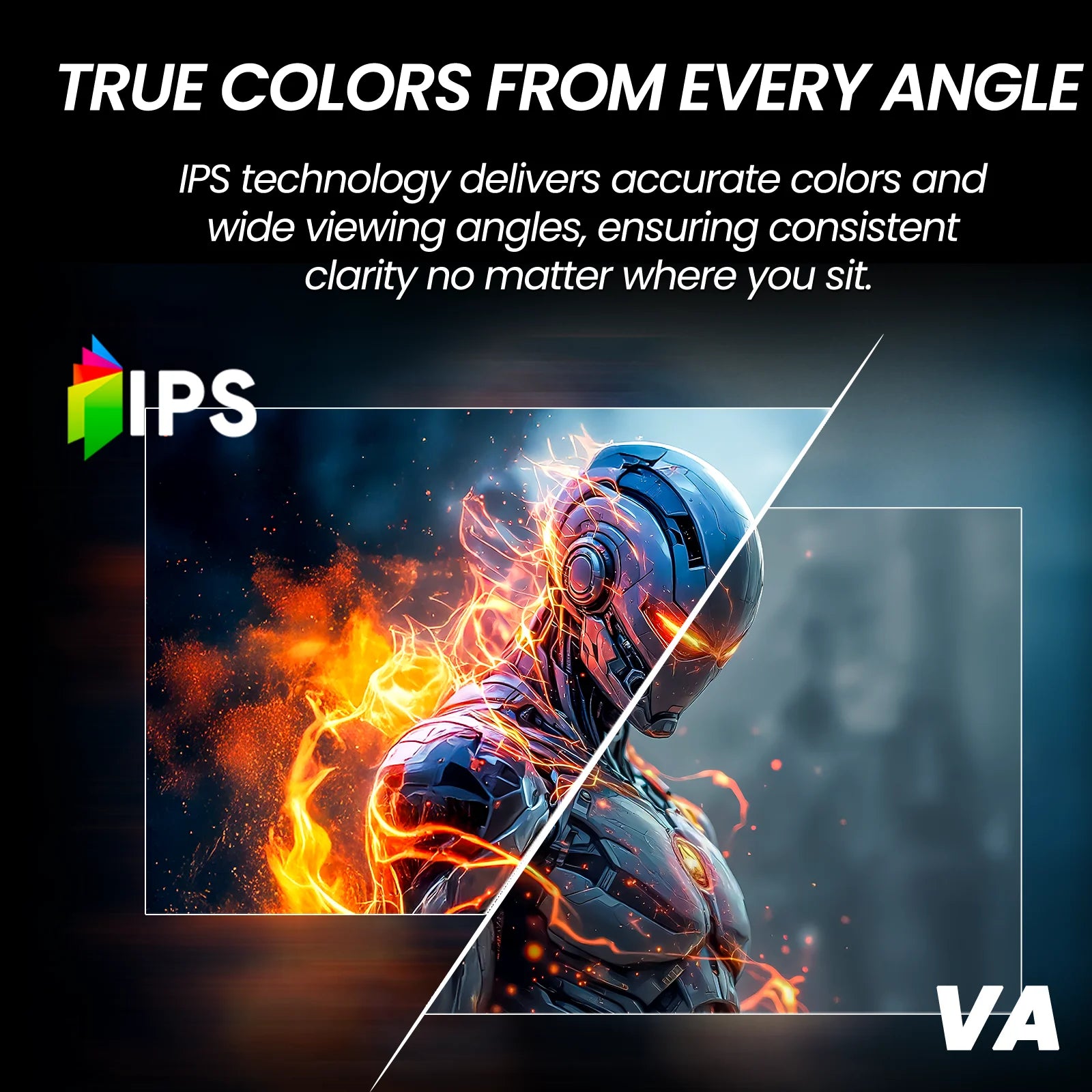 24" 200Hz Gaming Monitor,Ips Panel,Fhd 1080P, Built-In Speakers, 120% Srgb, Freesync, Black